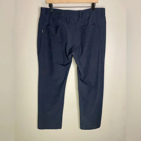 Linksoul Mens Boardwalker Pants 34 Blue Golf Pants - Picture 3 of 9